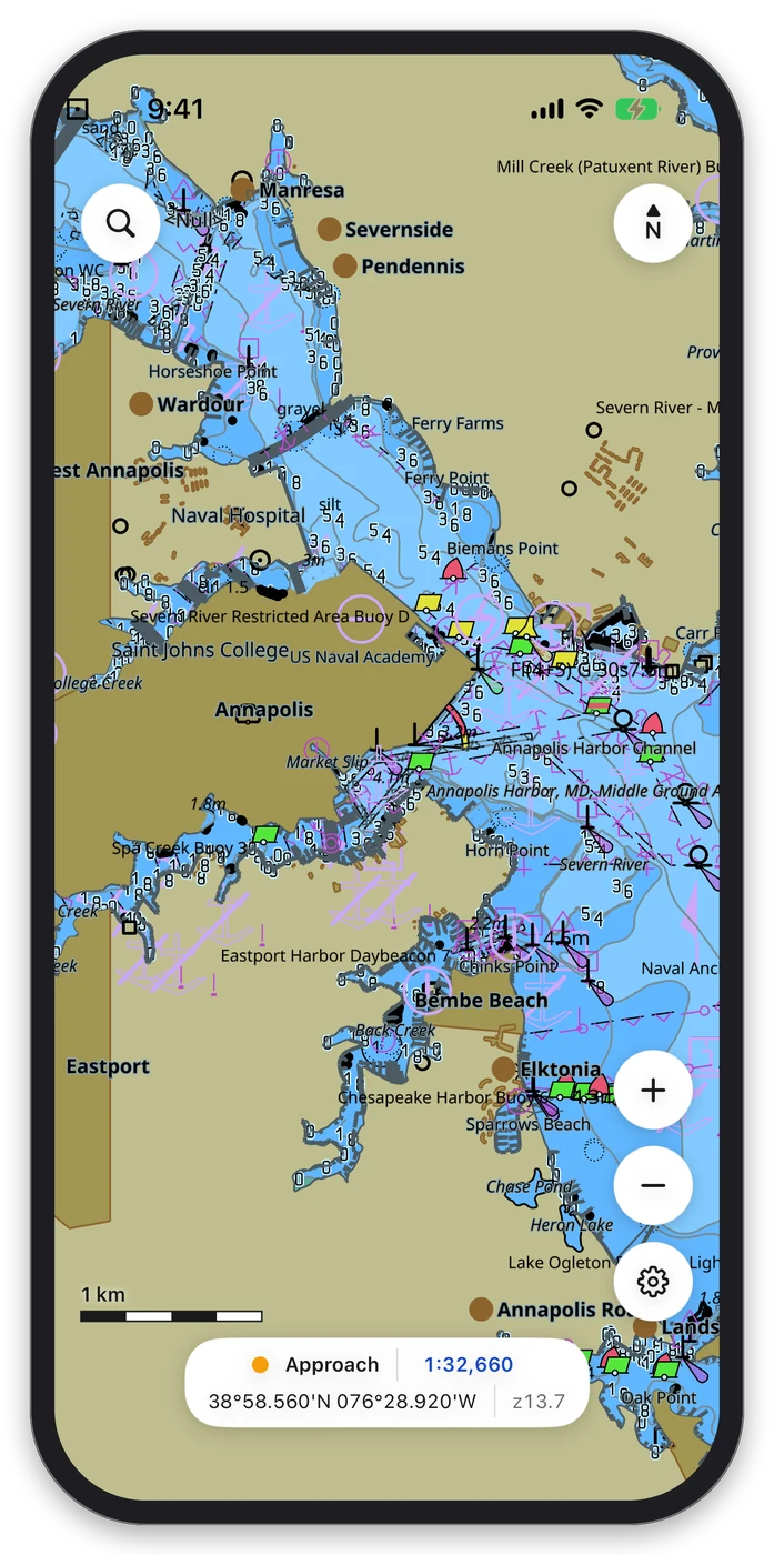 Annapolis Harbor in Lookout on iOS