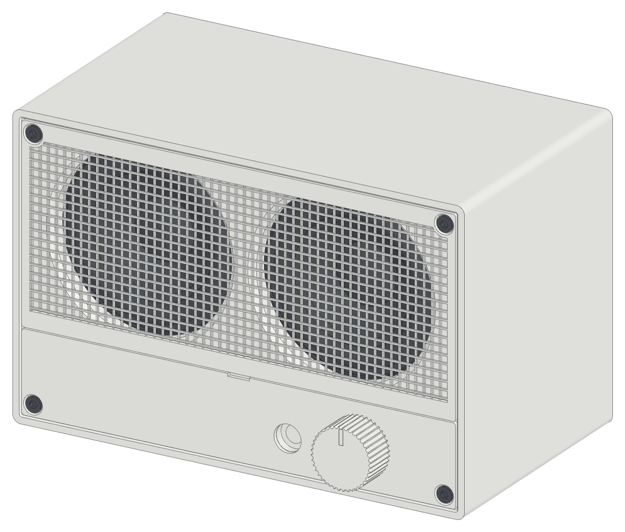 The assembled Bluespeaker Mini
